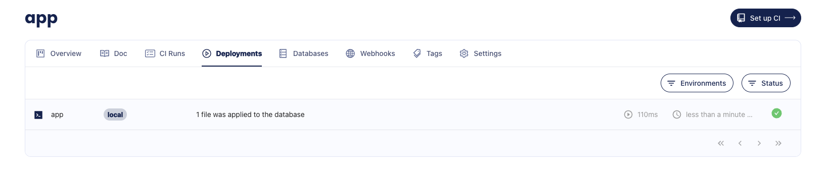 ClickHouse migration deployment summary